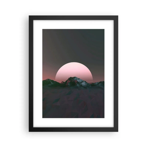 Plakat i sort ramme - I en nabogalakse - 30x40 cm