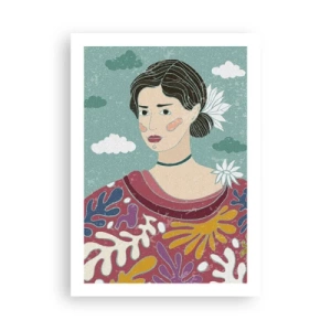 Plakat - Med melankoli i dit blik - 50x70 cm