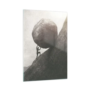 Billede på glas - Jeg tror mod al forventning - 80x120 cm