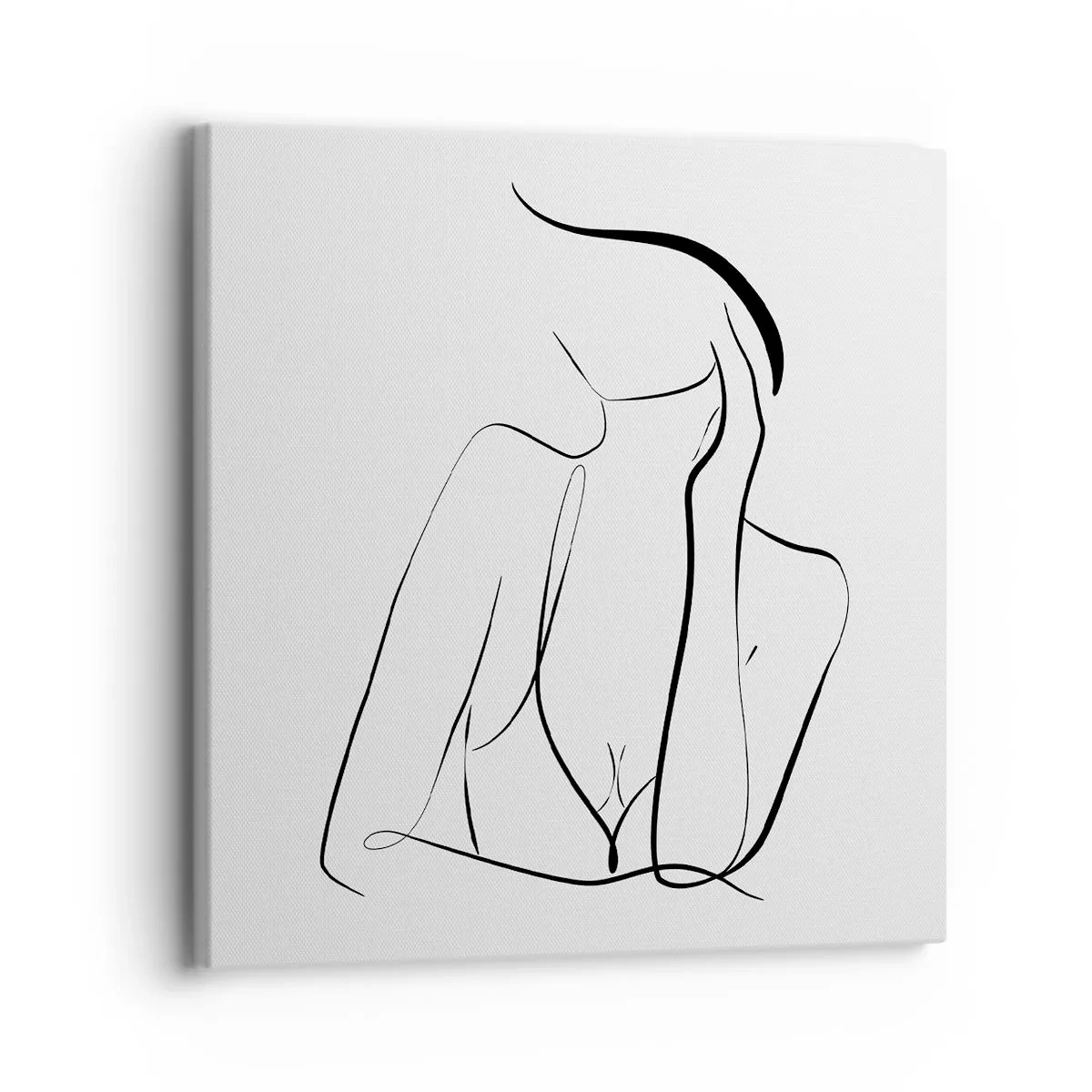 Lærredstryk - Billede på lærred - På bølgen af en drøm - 30x30 cm