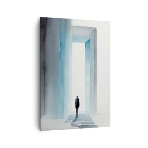 Lærredstryk - Billede på lærred - Lev uden grænser - 70x100 cm