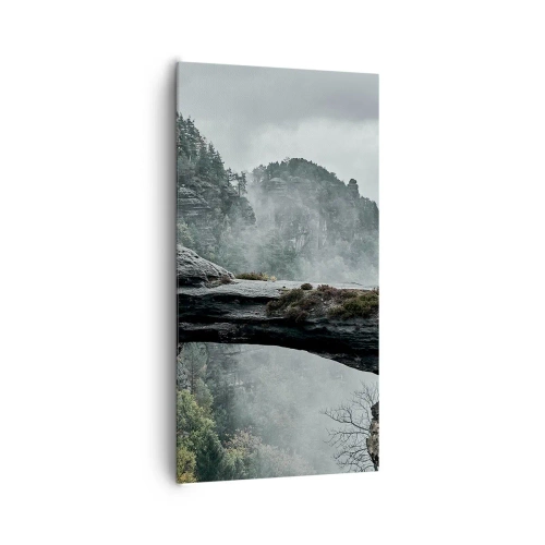 Lærredstryk - Billede på lærred - Eventyret er ved at begynde - 65x120 cm