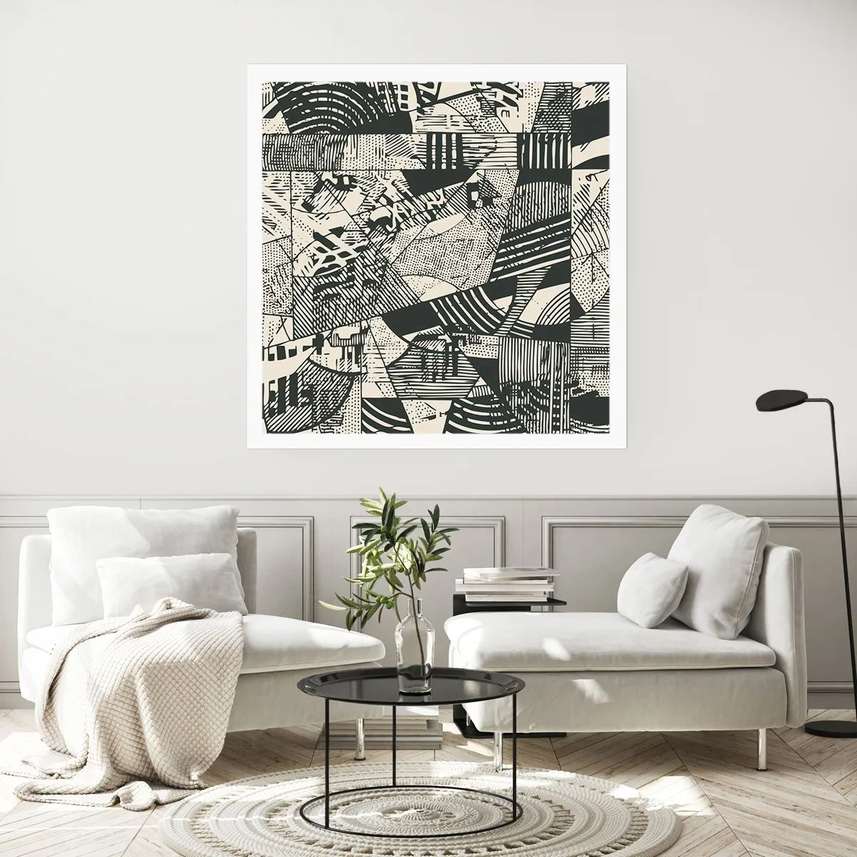 Plakat - Nutidens dynamik - 30x30 cm