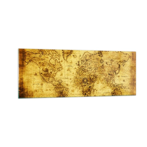 Billede på glas - Mærkelig er denne verden - 140x50 cm