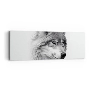 Lærredstryk - Billede på lærred - Alpha - uden tvivl - 90x30 cm