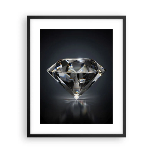 Plakat i sort ramme - Bedste veninde - 40x50 cm