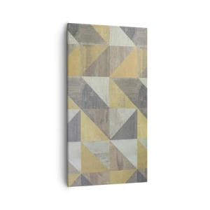 Lærredstryk - Billede på lærred - Ved trekantens vinkel - 55x100 cm