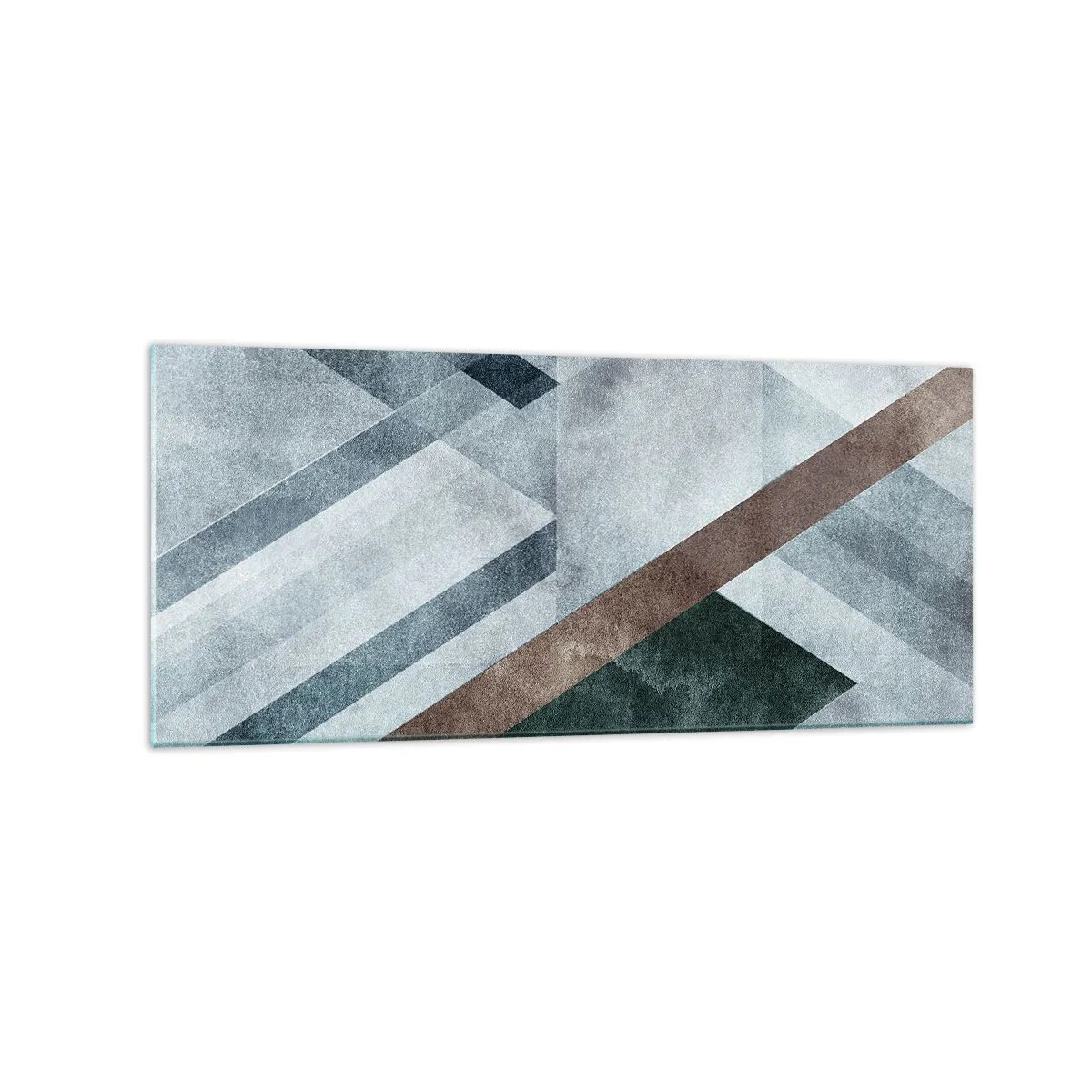 Billede på glas - Sofistikeret elegance i geometri - 120x50 cm