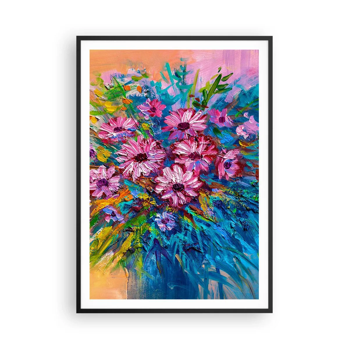 Plakat i sort ramme - Livets energi - 70x100 cm