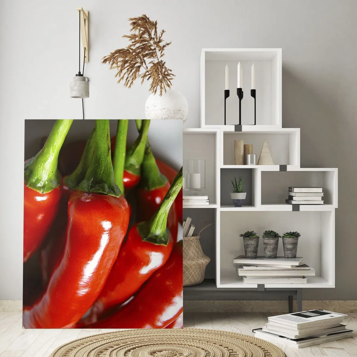 Billede på glas - Saftig, skinnende, glat - 50x70 cm