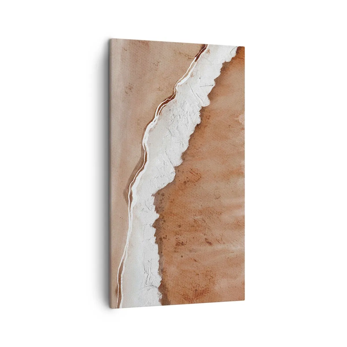 Lærredstryk - Billede på lærred - I jordnære farver - 45x80 cm