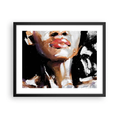 Plakat i sort ramme - Stolthed uden fordomme - 50x40 cm