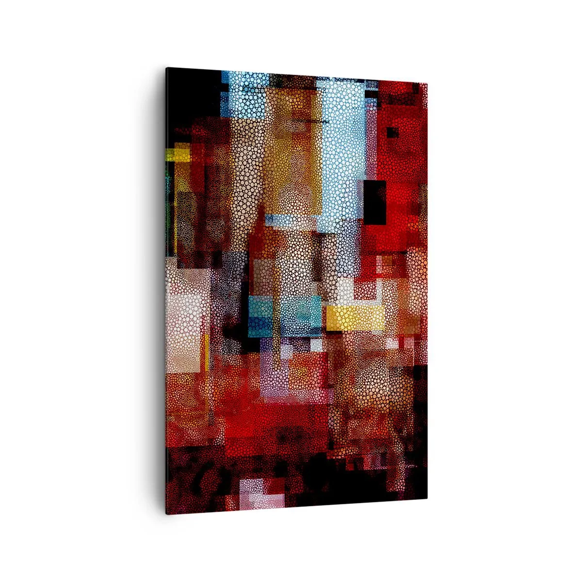 Lærredstryk - Billede på lærred - Forvirring med forvirring - 80x120 cm