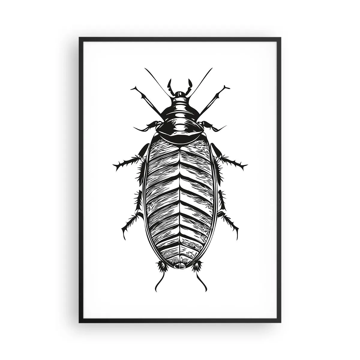 Plakat i sort ramme - Sikke et eksemplar! - 70x100 cm