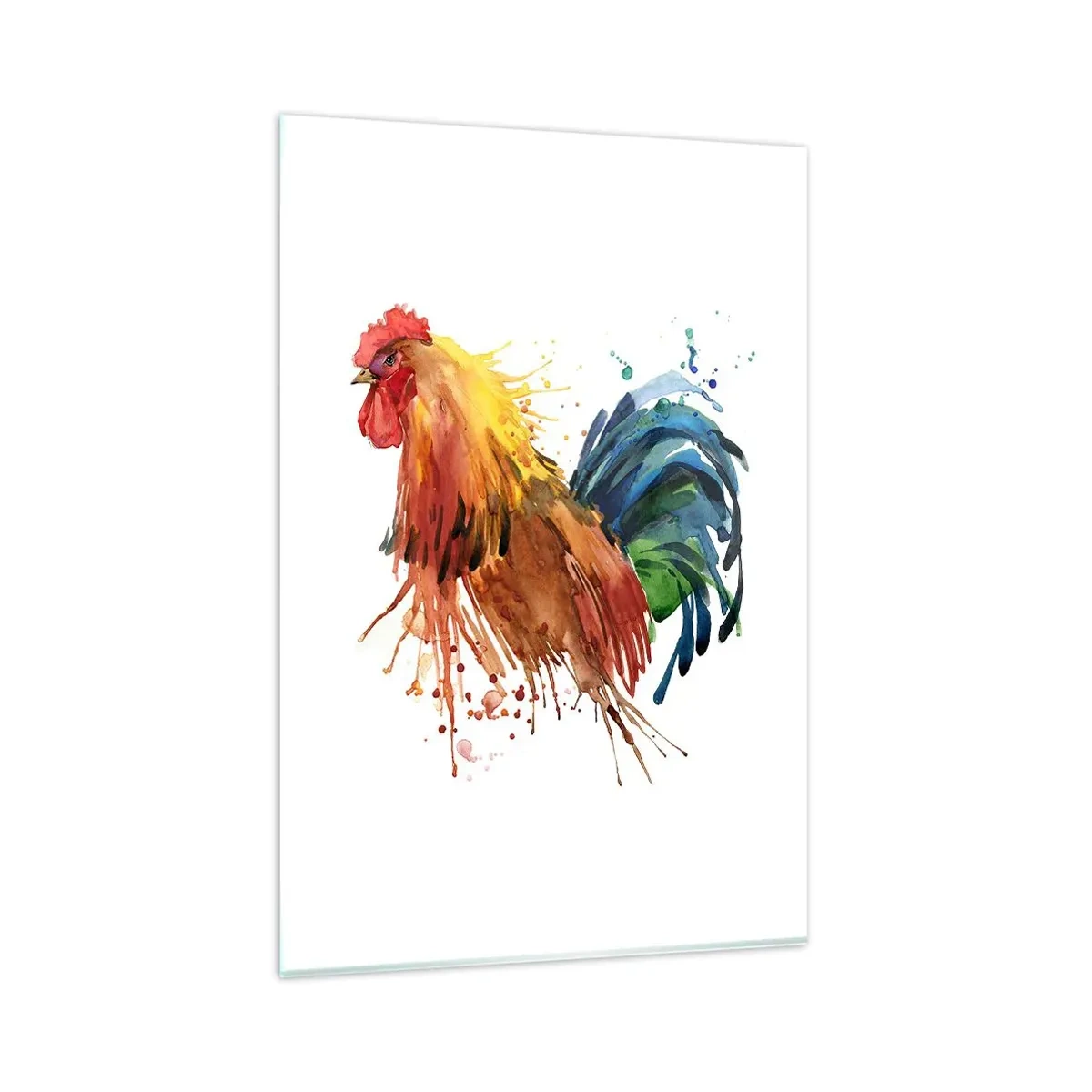 Billede på glas - Kongelig kappe, kongelig stolthed - 80x120 cm