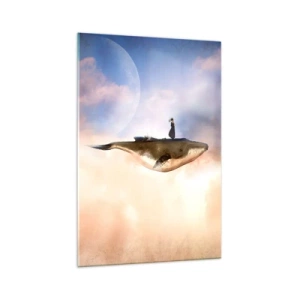 Billede på glas - En surrealistisk rejse - 70x100 cm