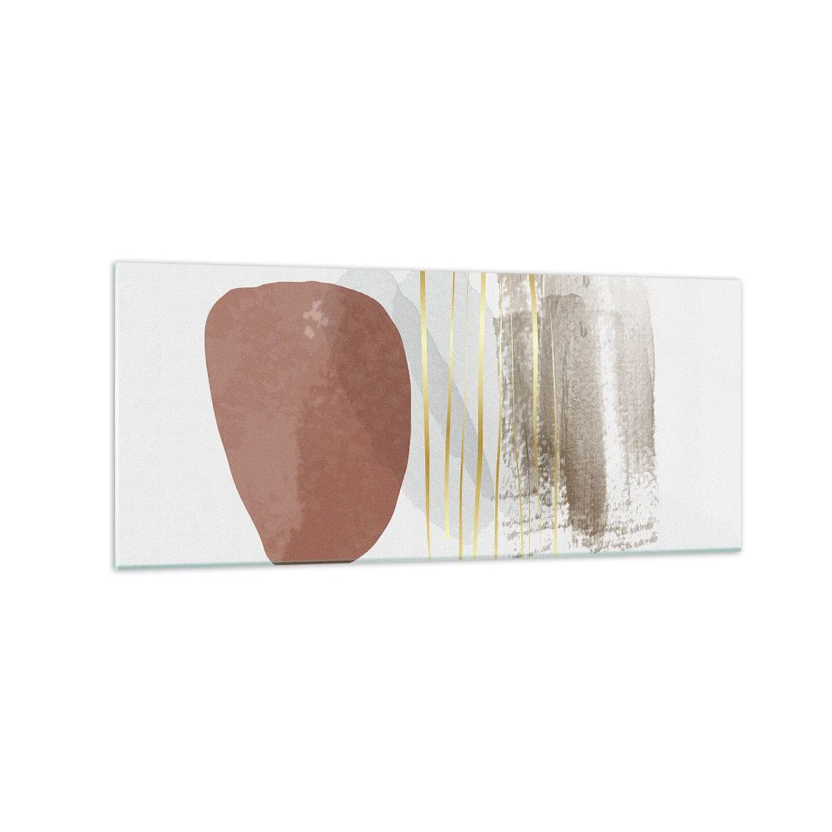 Billede på glas - Abstrakt kolonnade - 120x50 cm