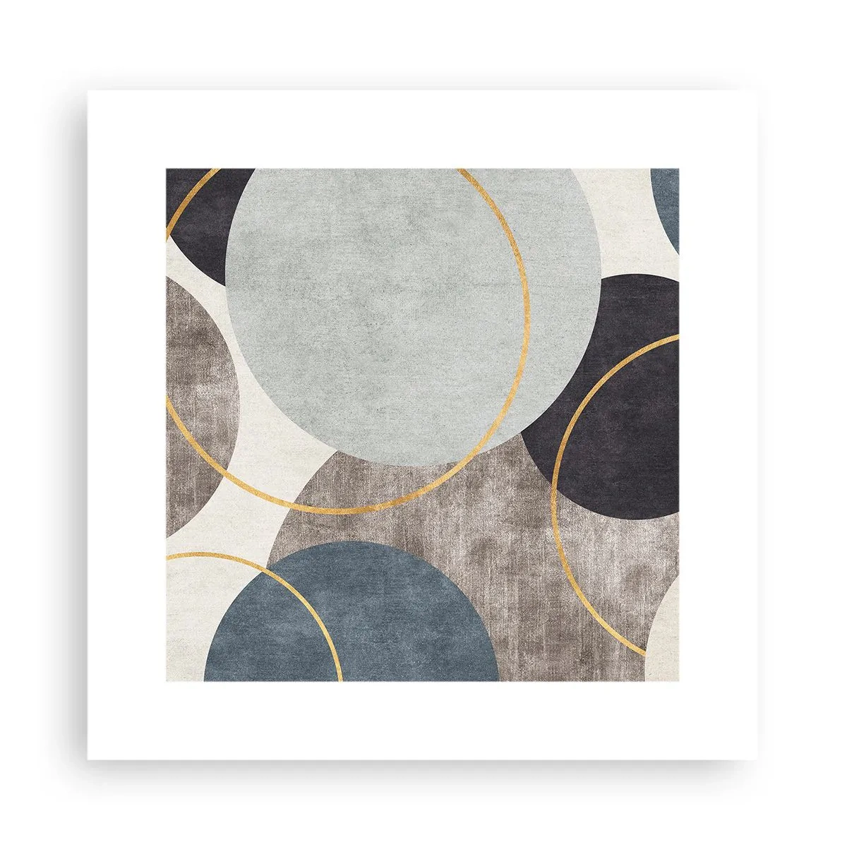 Plakat - Hjul efter hjul - 30x30 cm