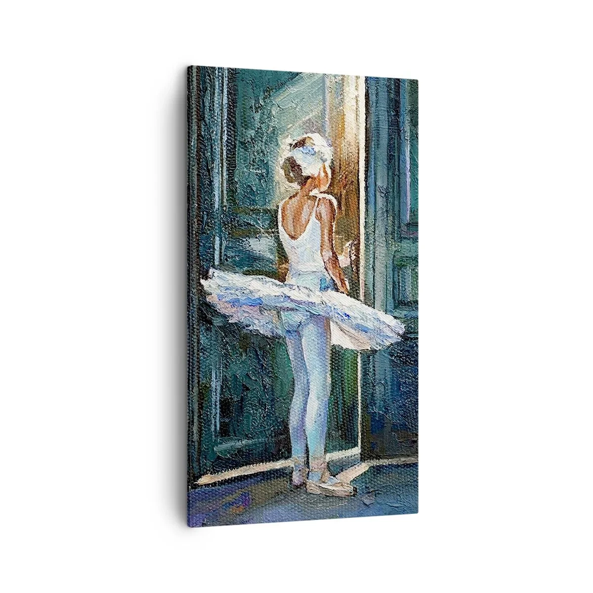 Lærredstryk - Billede på lærred - Før showet - 45x80 cm