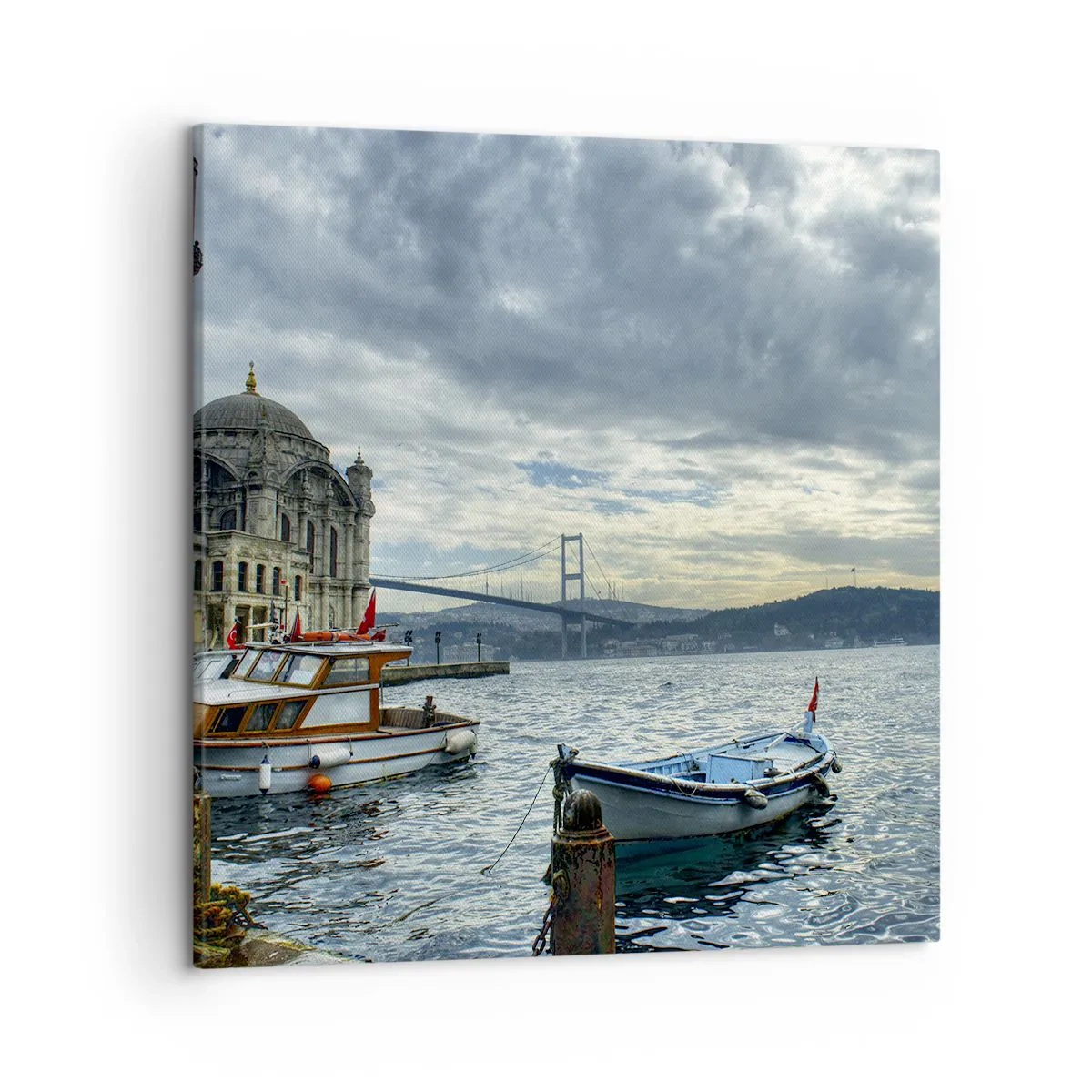 Lærredstryk - Billede på lærred - På grænsen mellem verdener - 50x50 cm