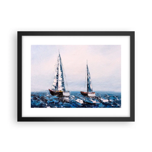 Plakat i sort ramme - Vindens broderskab - 40x30 cm