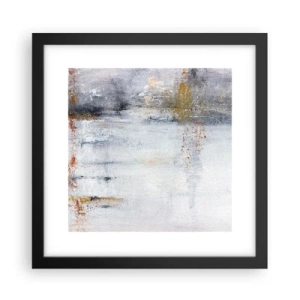 Plakat i sort ramme - Bag lufttæppet - 30x30 cm