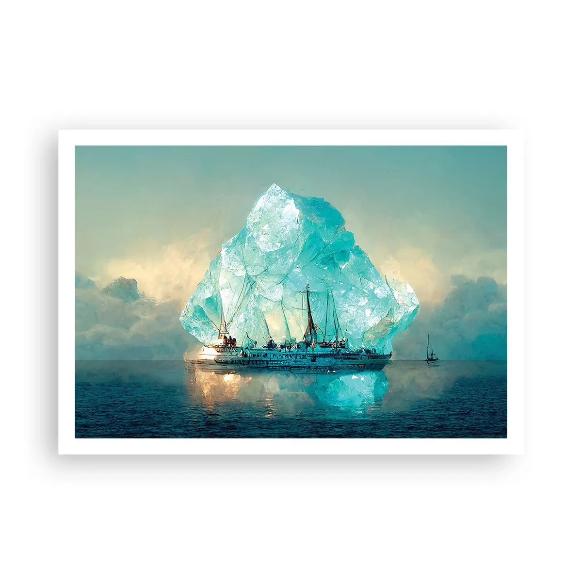 Plakat - Arktisk diamant - 100x70 cm