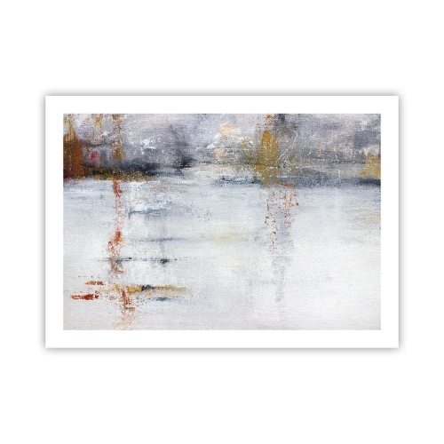 Plakat - Bag lufttæppet - 70x50 cm