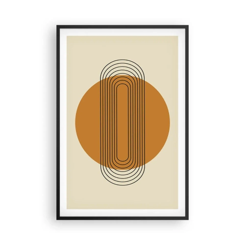 Plakat i sort ramme - Den perfekte plan - 61x91 cm