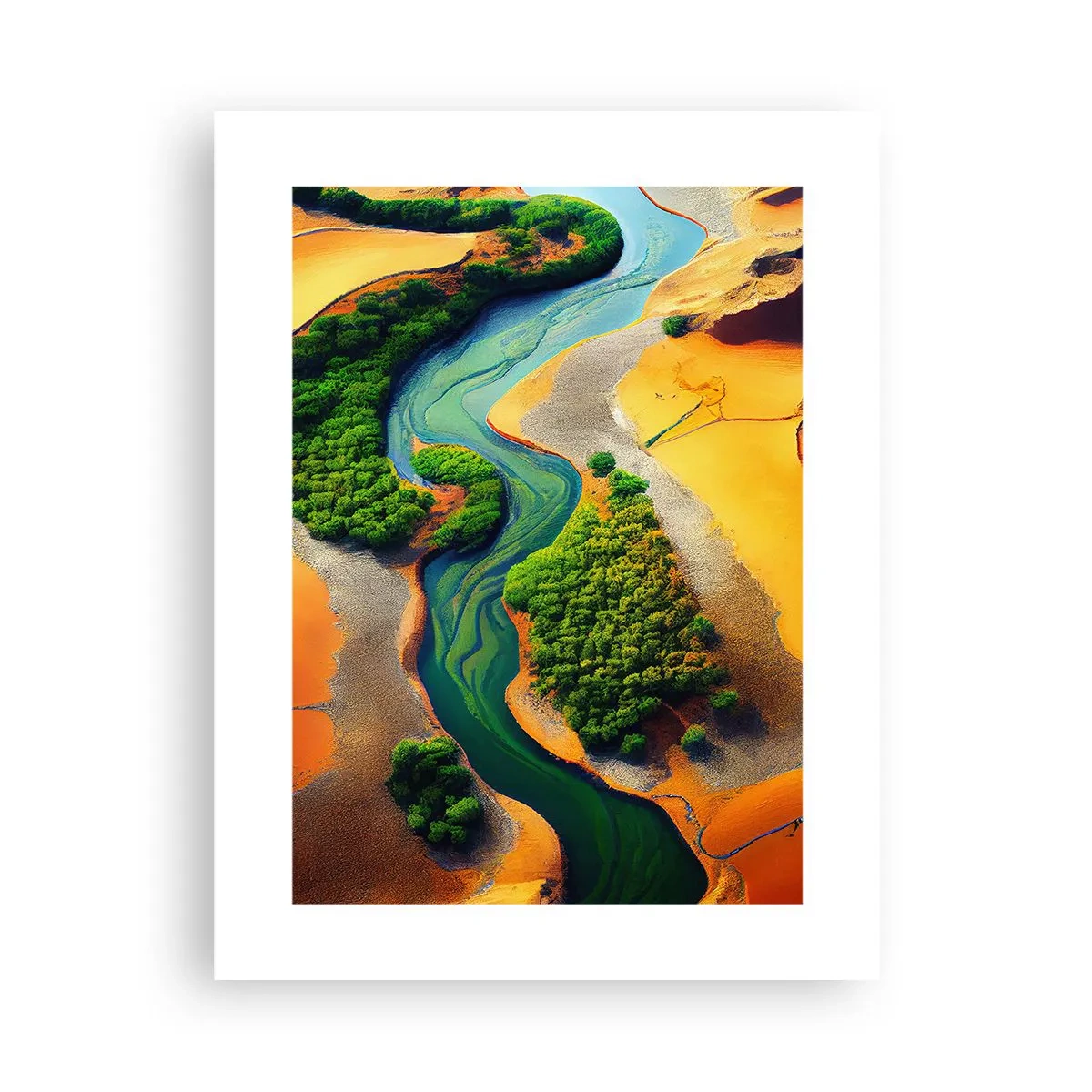 Plakat - Livgivende flod - 30x40 cm