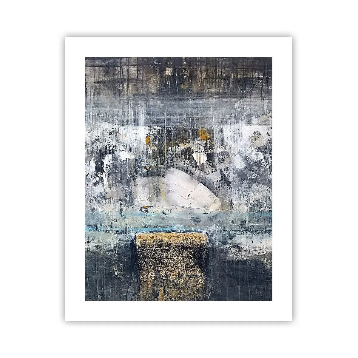 Plakat - Som på is, som på fortovet - 40x50 cm