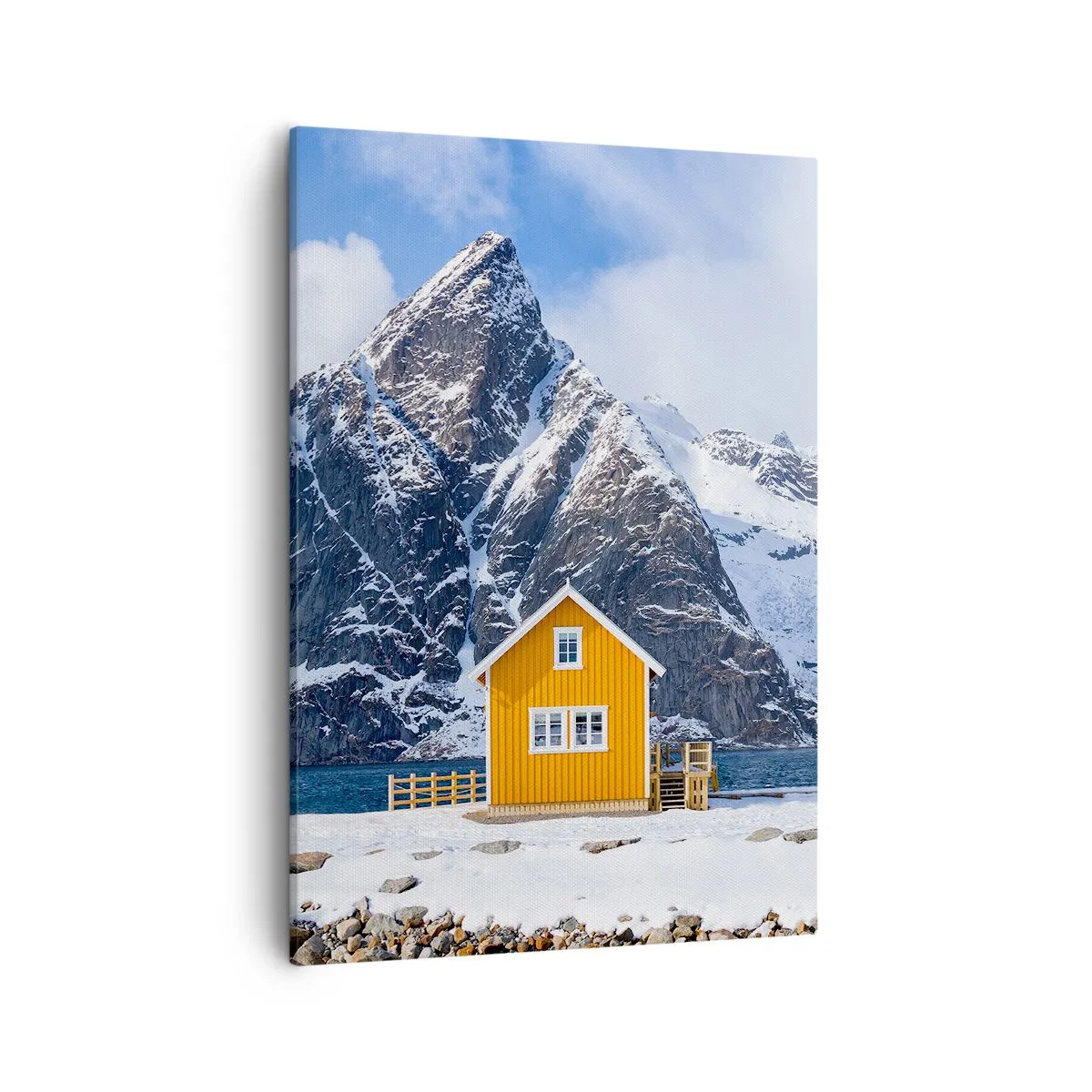 Lærredstryk - Billede på lærred - Skandinavisk ferie - 50x70 cm