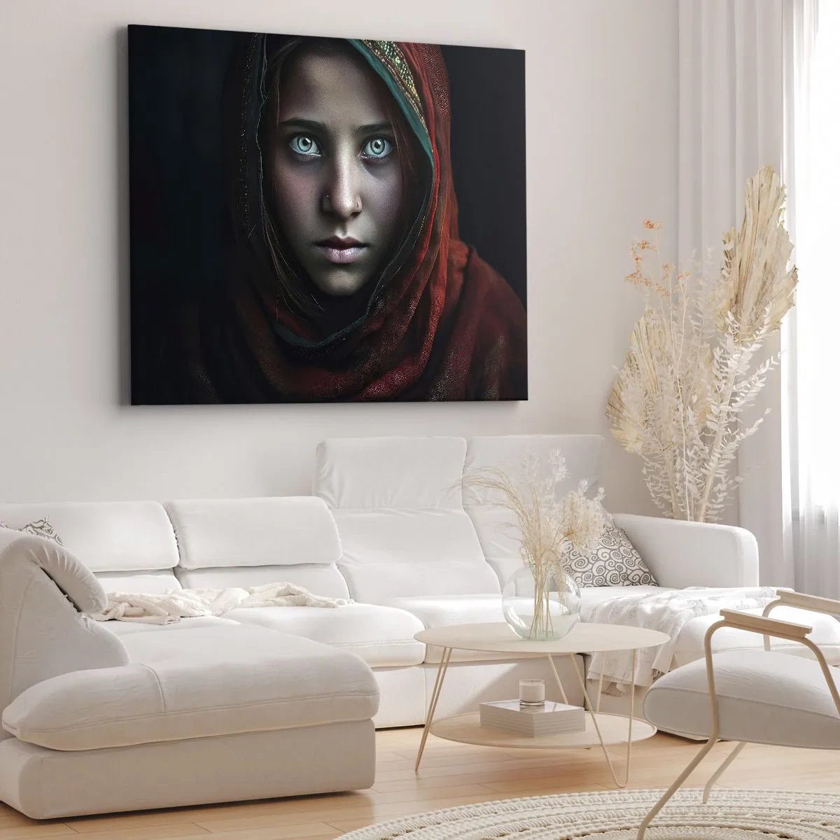 Lærredstryk - Billede på lærred - Østens prinsesse - 100x70 cm