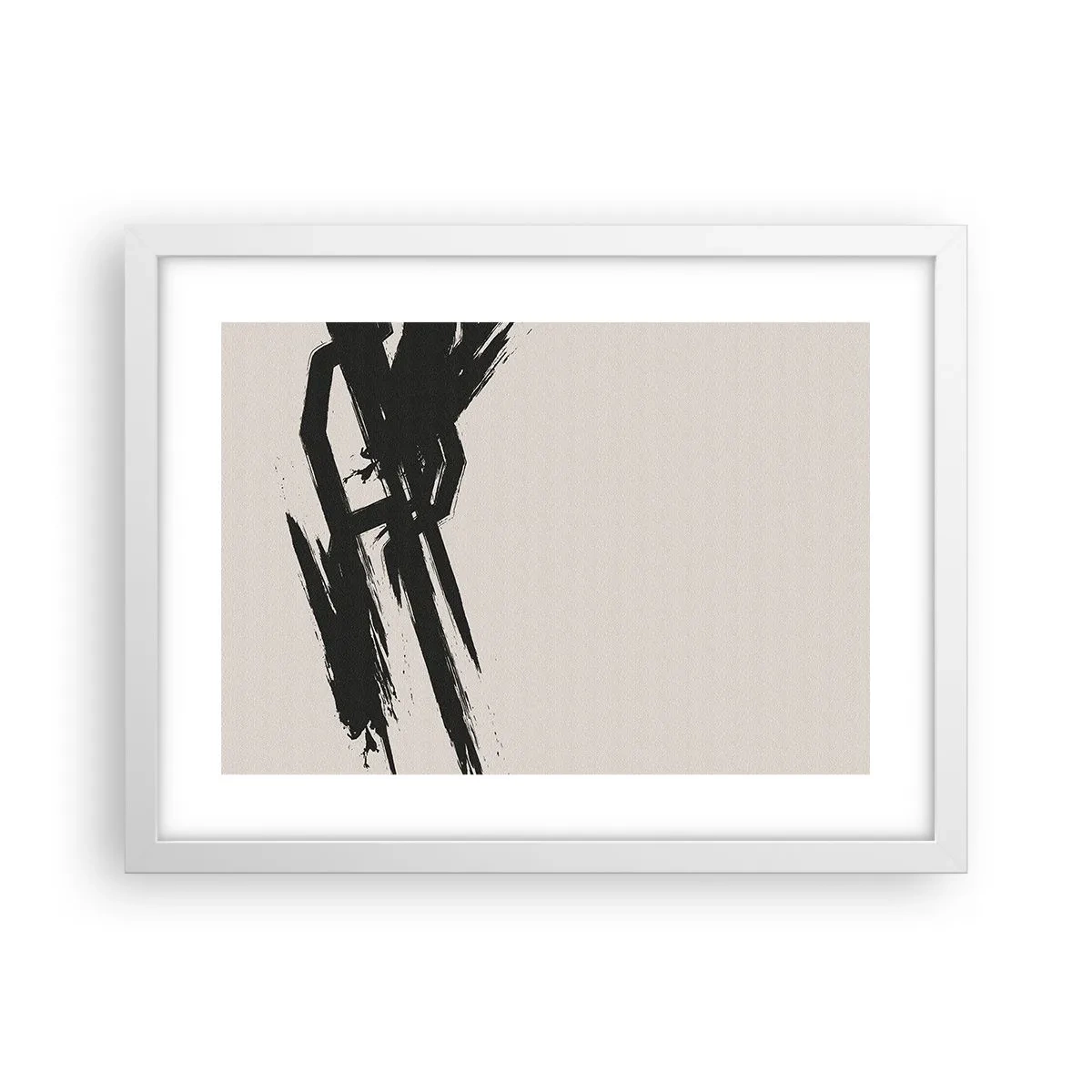 Plakat i hvid ramme - Ustoppeligt momentum - 40x30 cm