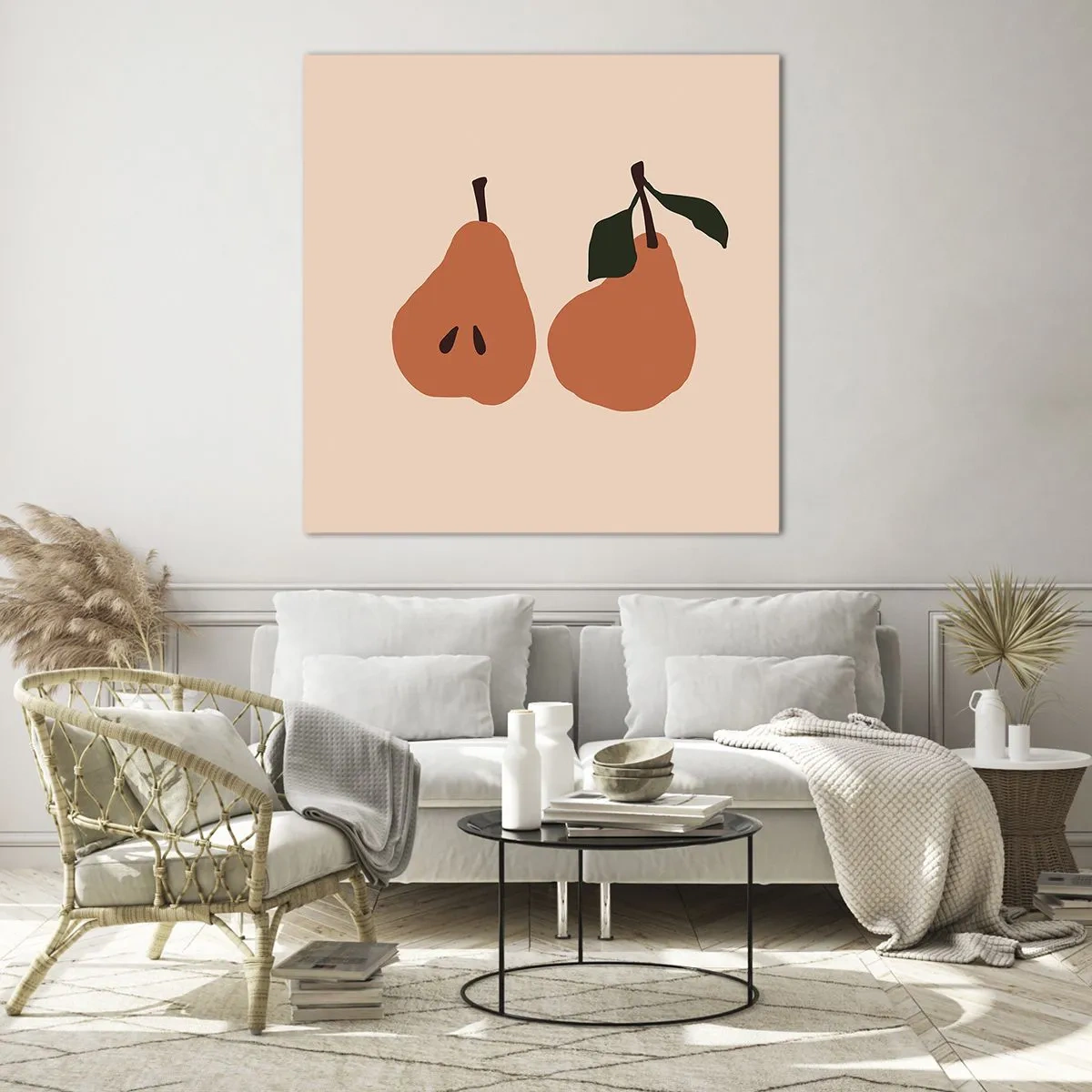 Billede på glas - Sødmen selv - 70x70 cm