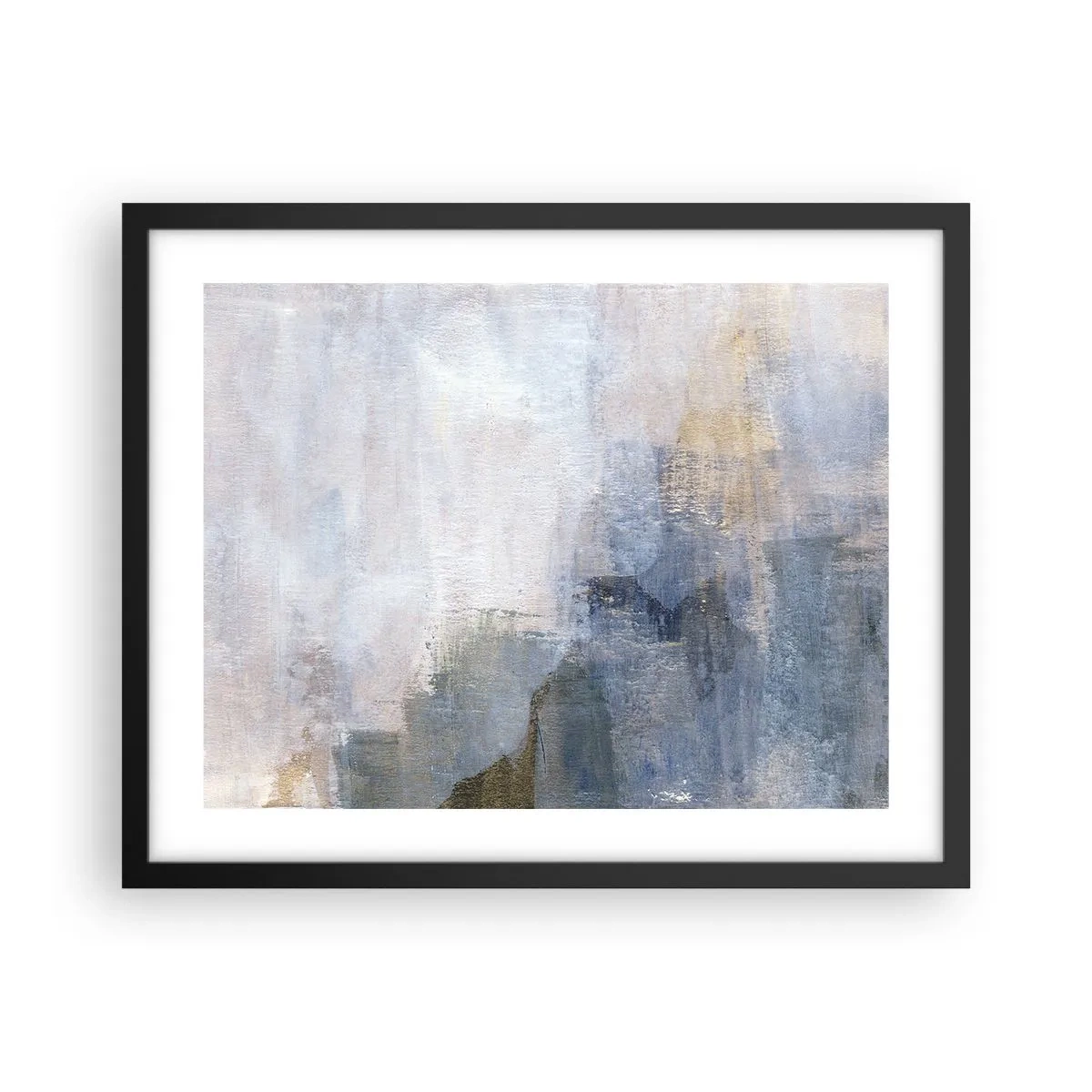Plakat i sort ramme - Farvetoner og akkorder - 50x40 cm