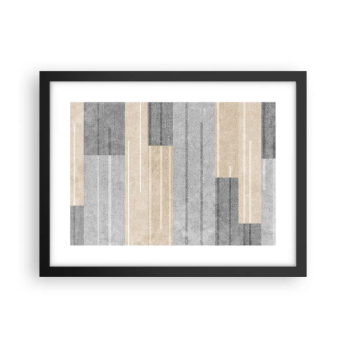 Plakat i sort ramme - Komposition: hold den lodret - 40x30 cm