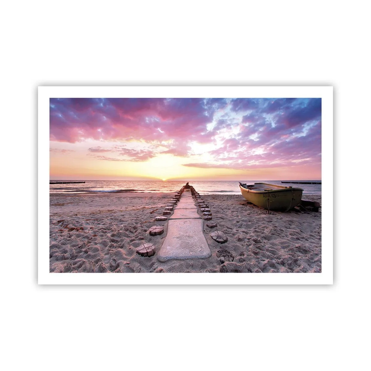 Plakat - Et øjeblik med en dybtgående oplevelse - 91x61 cm