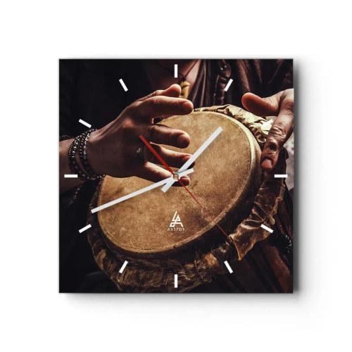 Vægur, Uret - I hjertets rytme - 30x30 cm