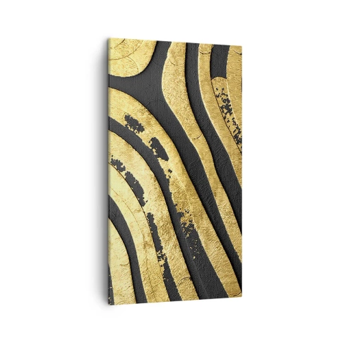 Lærredstryk - Billede på lærred - Alt flyder - 45x80 cm