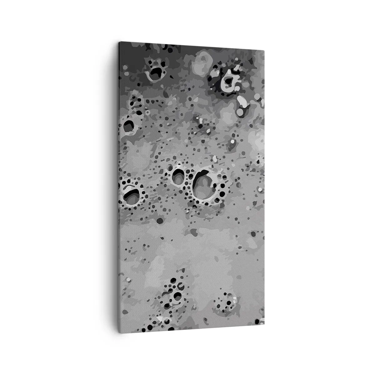 Lærredstryk - Billede på lærred - Som et månelandskab - 45x80 cm
