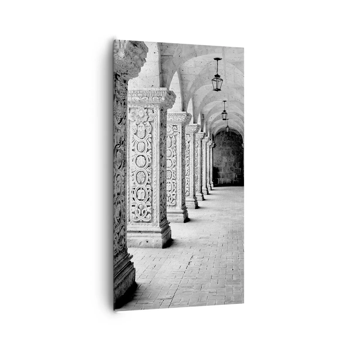 Lærredstryk - Billede på lærred - Og hvor går det hen...? - 65x120 cm