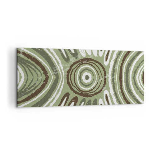 Lærredstryk - Billede på lærred - Eksplosion af følelser - 120x50 cm