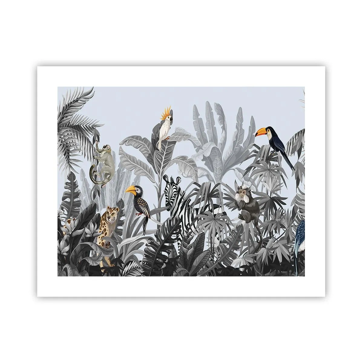 Plakat - En afrikansk fabel - 50x40 cm