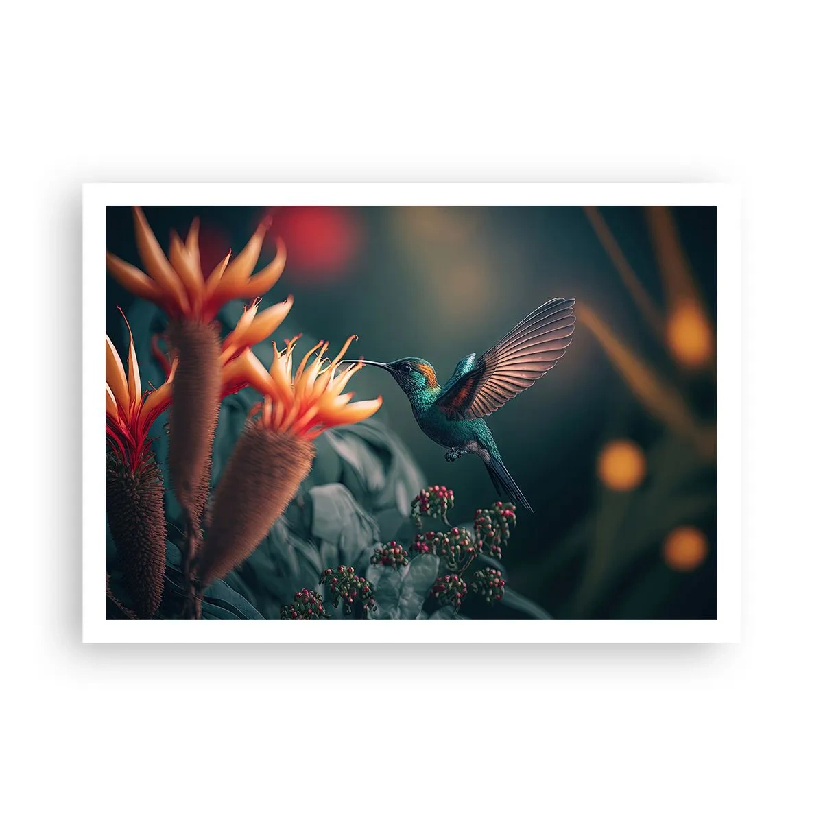 Plakat - Et virkelig farverigt liv - 100x70 cm