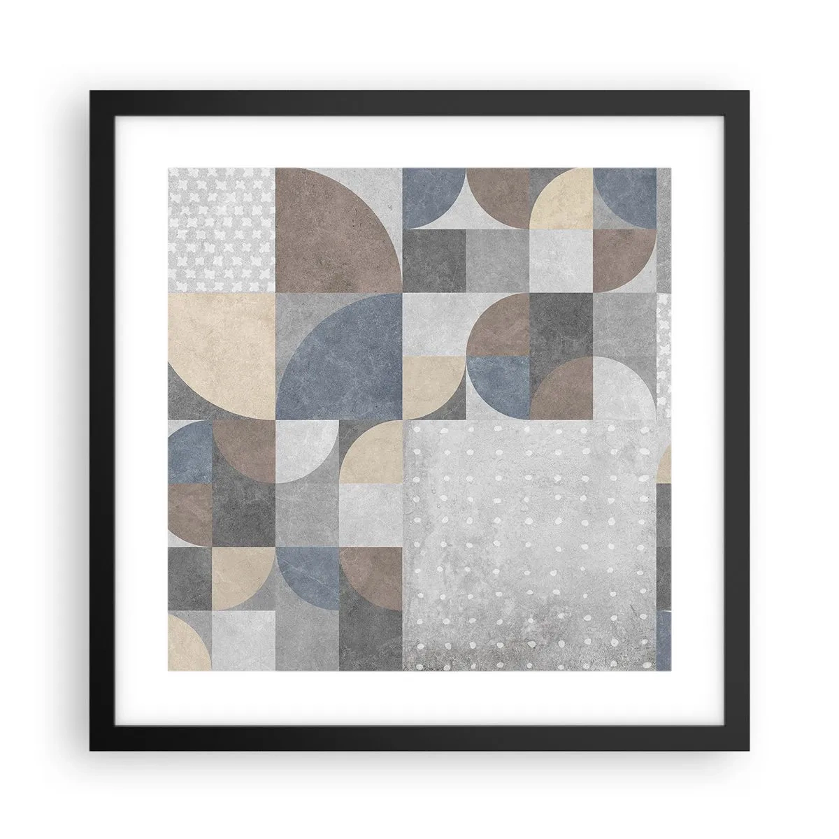 Plakat i sort ramme - Keramisk fantasi - 40x40 cm