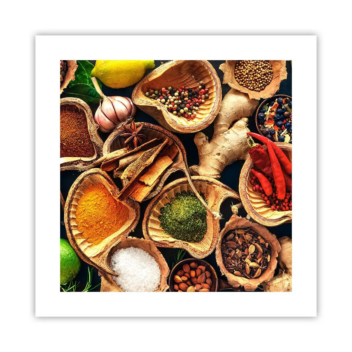 Plakat - Tag, hvad du vil have - 40x40 cm