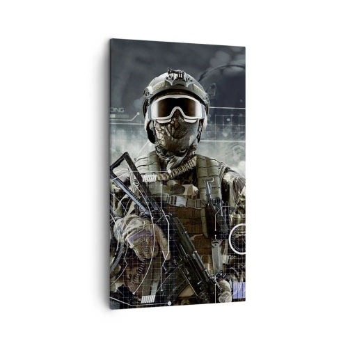 Lærredstryk - Billede på lærred - Magt til potens - 45x80 cm