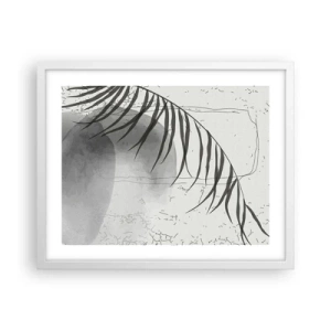 Plakat i hvid ramme - Den subtile eksotisme i naturen - 50x40 cm