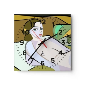 Vægur, Uret - Intimt portræt - 30x30 cm